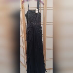 Elegant Midnight Blue Evening Dress